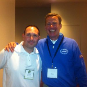 Mark with Michael Breed of The Golf Channel